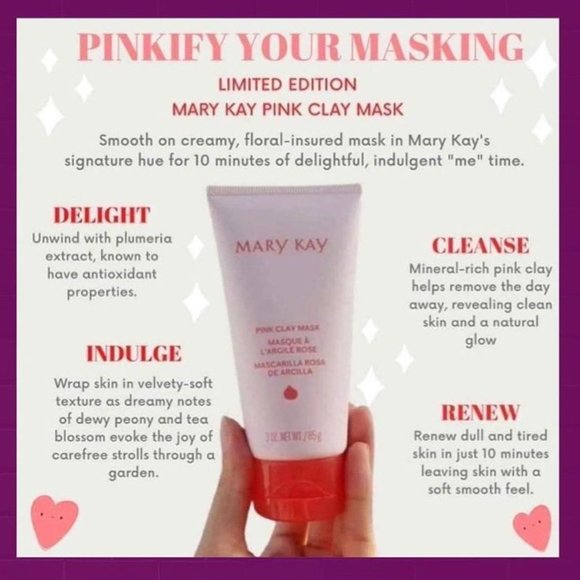 Mary Kay Pink Clay Mask - Special Edition - Picture 2 of 11